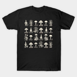 Mushroom Gnome Silhouettes Simple Joy T-Shirt